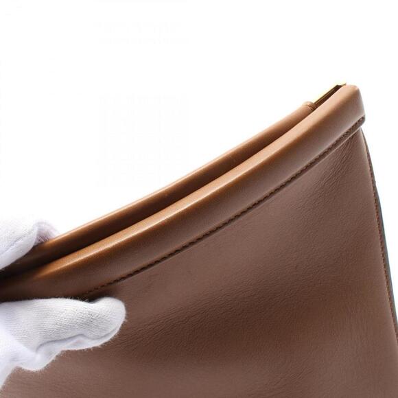 CELINE Brown Leather Shoulder Bag - Picture 7 of 11